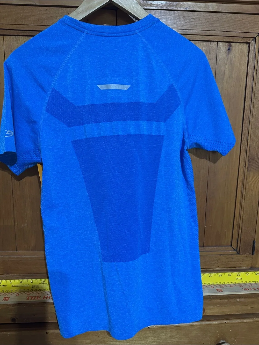 Champion Duo Dry Men's Bright Blue Short Sleeve Athletic Tee - Picture 5 of 10